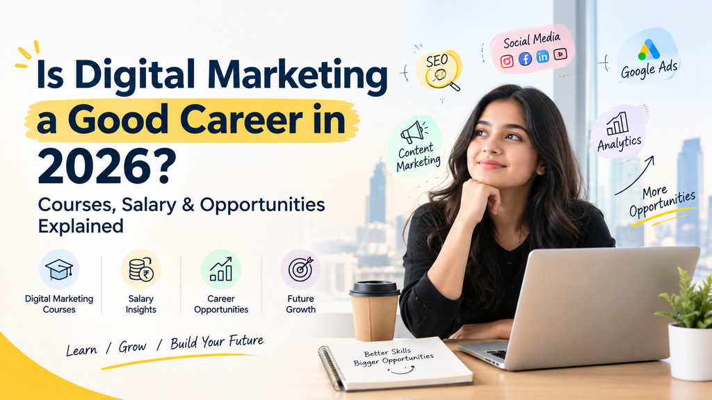 Is Digital Marketing a Good Career in 2026? Courses, Salary & Opportunities Explained